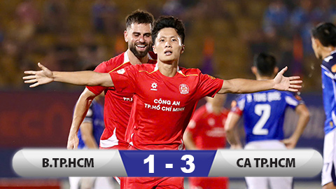  Kết quả Becamex TP.HCM 1–3 CA TP.HCM: Tiến Linh ghi bàn, đẩy Becamex TP.HCM vào thế khó